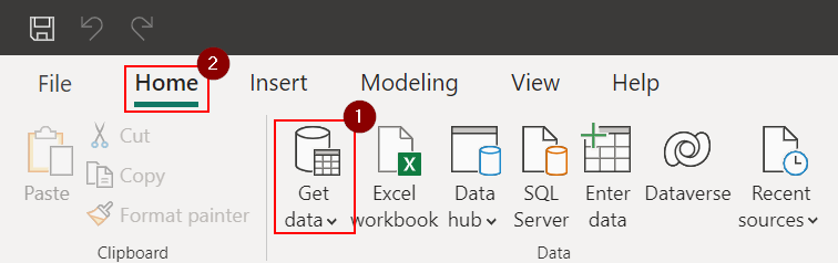 Connecting to data in Power BI